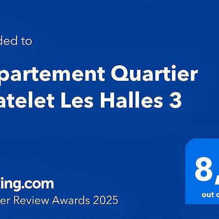 Appartement Quartier Chatelet Les Halles 3 Free Netflix Paris Exteriör bild